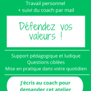 Valeurs atelier mail